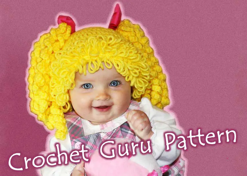 cabbage patch kid crochet hat pattern free