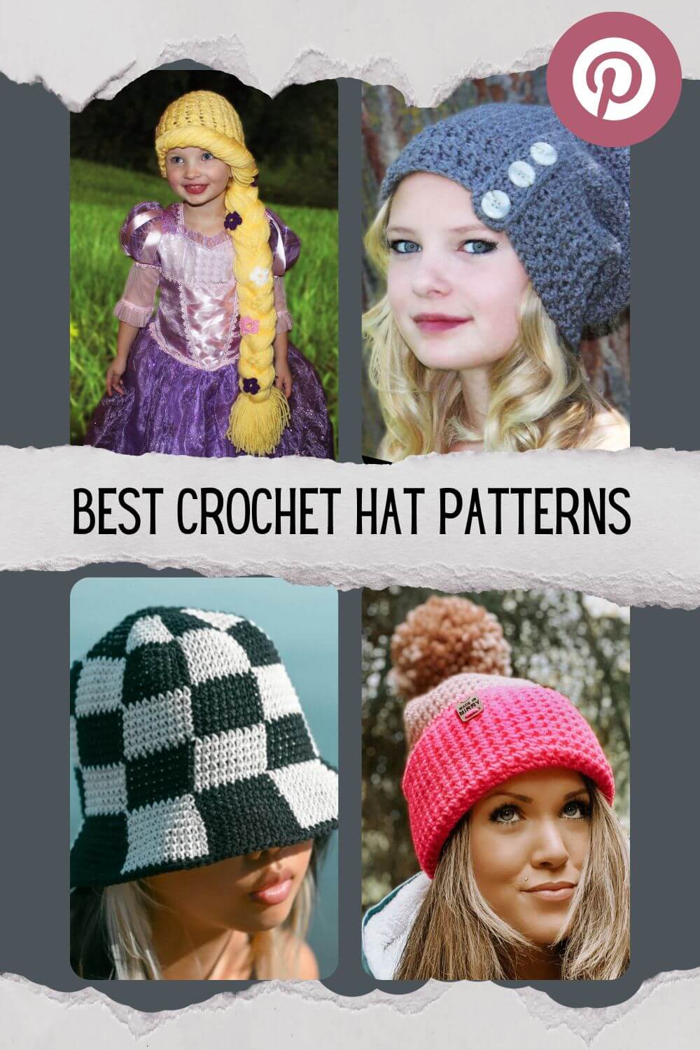 best-crochet-hat-patterns-pinterest